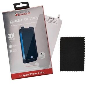 Zagg Invisible Shield Glass+ Impact & Scratch Screen Protector iPhone 6+/6s+/7+